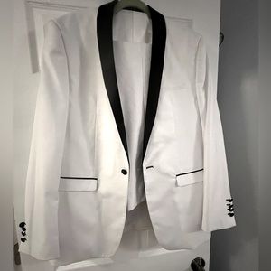 White mens suit.